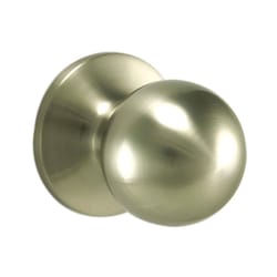 Ace Ball Satin Nickel Passage Lockset 1-3/4 in.