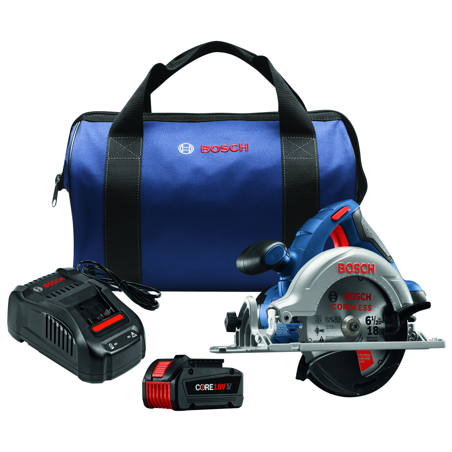 UPC 000346494884 product image for Bosch 6-1/2 in. 18 volt Cordless Circular Saw Kit 3900 rpm | upcitemdb.com