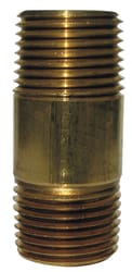 JMF Company 1 in. MPT Brass Nipple 4-1/2 in. L