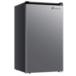 Perfect Aire 4.4 cu ft Black/Silver Steel Mini Refrigerator 110 W