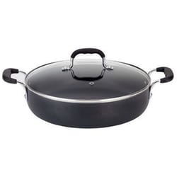 T-Fal Specialty Aluminum Deep Dish Pan 12 in. 5 qt Black