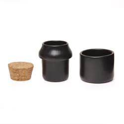 Kikkerland Black Ceramic Herb Grinder