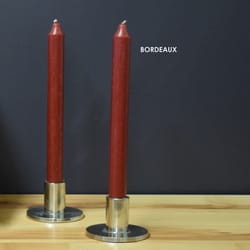 Kiri Tapers Bordeaux Unscented Scent Taper Candle