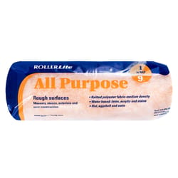 RollerLite All Purpose Polyester 9 in. W X 1 in. Cage Paint Roller Cover 1 pk