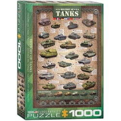 Eurographics History of Tanks Jigsaw Puzzles Multicolored 1000 pc