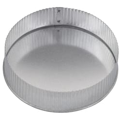 Imperial 7 in. D Galvanized steel Crimped Pipe End Cap