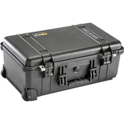 Pelican Protector Black Wheeled Carry-On Case 9 in. H X 22 in. W