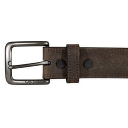 Wolverine Leather Loader Work Belt 1.5 in. W Sudan Brown