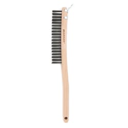 Allway Soft Grip Carbon Steel Wire Brush w/Scraper