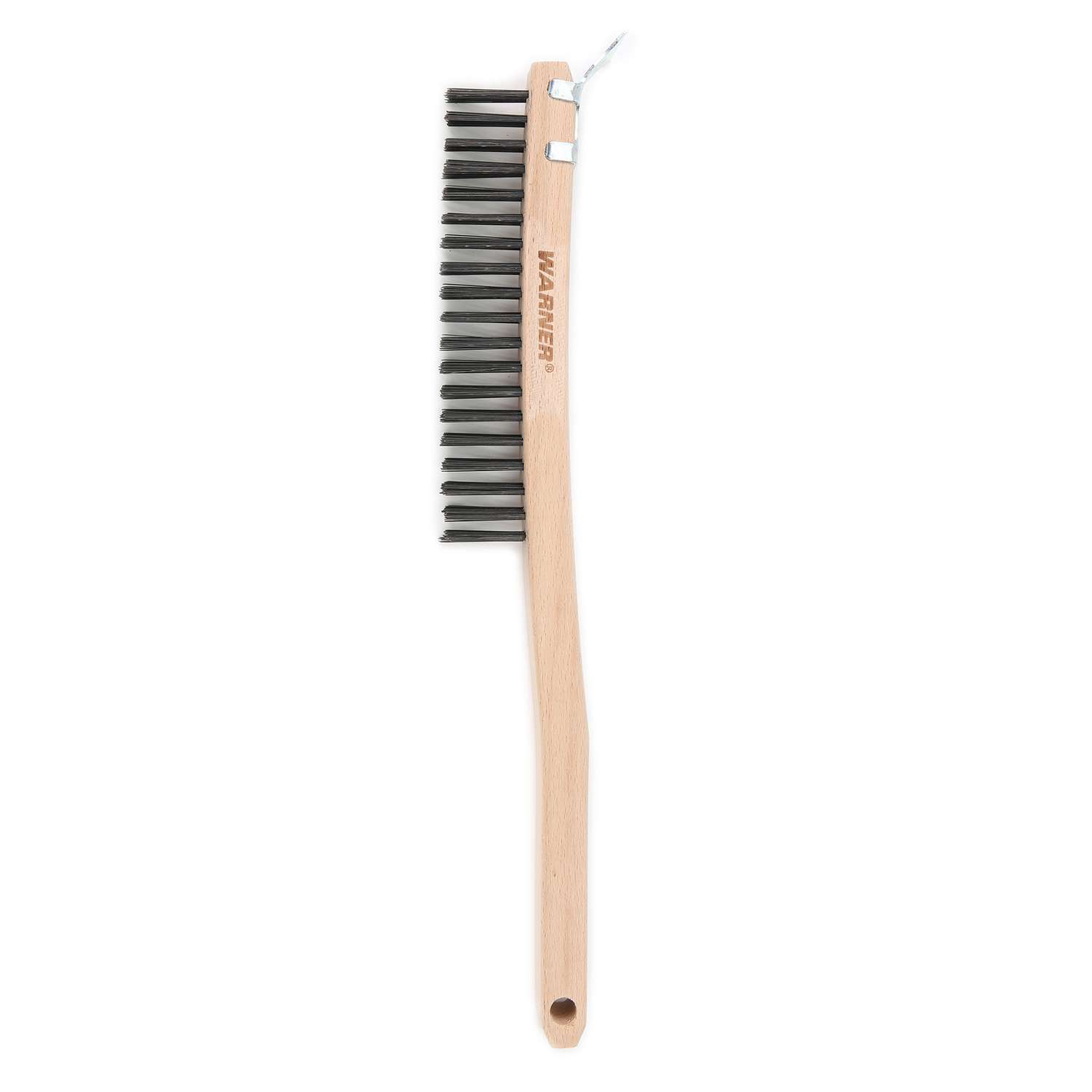 Choice 14 Stainless Steel Wire Bristle Grill / Oven Brush with Scraper