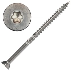 Screw Products AXIS No. 9 X 3 in. L Star Stainless Steel Wood Screws 1 lb 76 pk