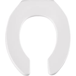 Bemis Round White Plastic Toilet Seat
