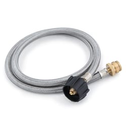 Grill Mark Stainless Steel Gas Line Hose and Adapter