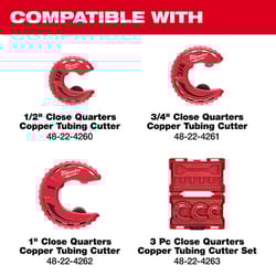 Milwaukee Close Quarters Replacement Cutter Wheel Black 2 pc
