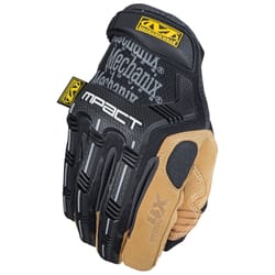 Mechanix Wear M-Pact Men's Impact Gloves Black/Tan S 1 pair