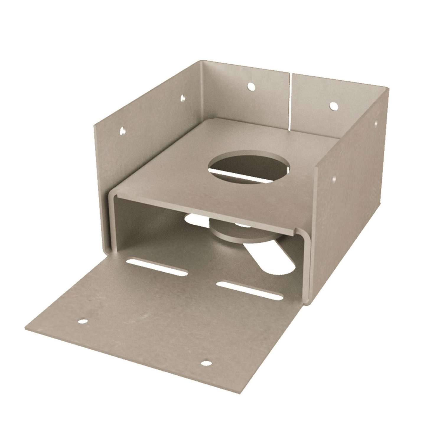 MiTek 2.25 in. G90 Galvanizing Steel Post Anchor Ace Hardware