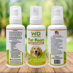 Wondurdog Fur Foam Oatmeal, Coconut, Aloe & Cucumber Dog Shampoo 16.9 oz 1 pk