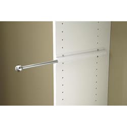 Easy Track 14 in. L Chrome Steel Wardrobe Rod