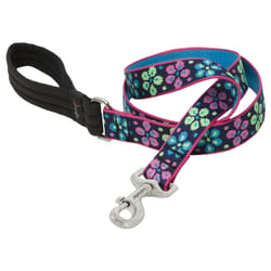 Lupine Pet Original Designs Multicolor Flower Power Nylon Dog Leash