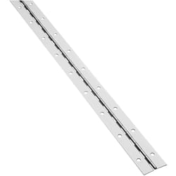 National Hardware 48 in. L Nickel Continuous Hinge 1 pk