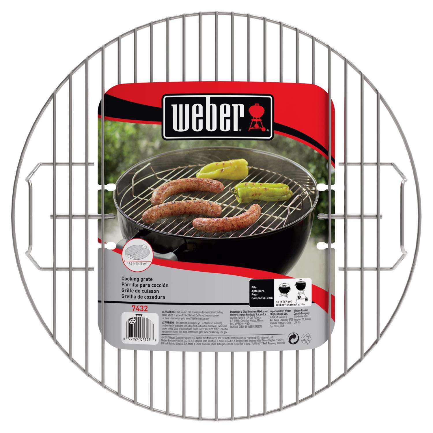 Weber Cooking Grate for 18 1/2 Kettles