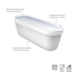 Tovolo White Plastic Ice Cream Tub 48 oz