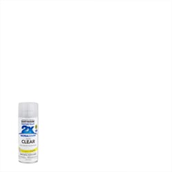 Rust-Oleum  Painter's Touch 2X Ultra Cover  Satin  Clear  Spray Paint  12 oz. 