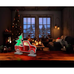 Celebrations LED Multi Truck Animated Decor 14 in.