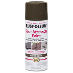 Rust-Oleum Roof Accessory Flat/Matte Rustic Slate Spray Paint 12 oz