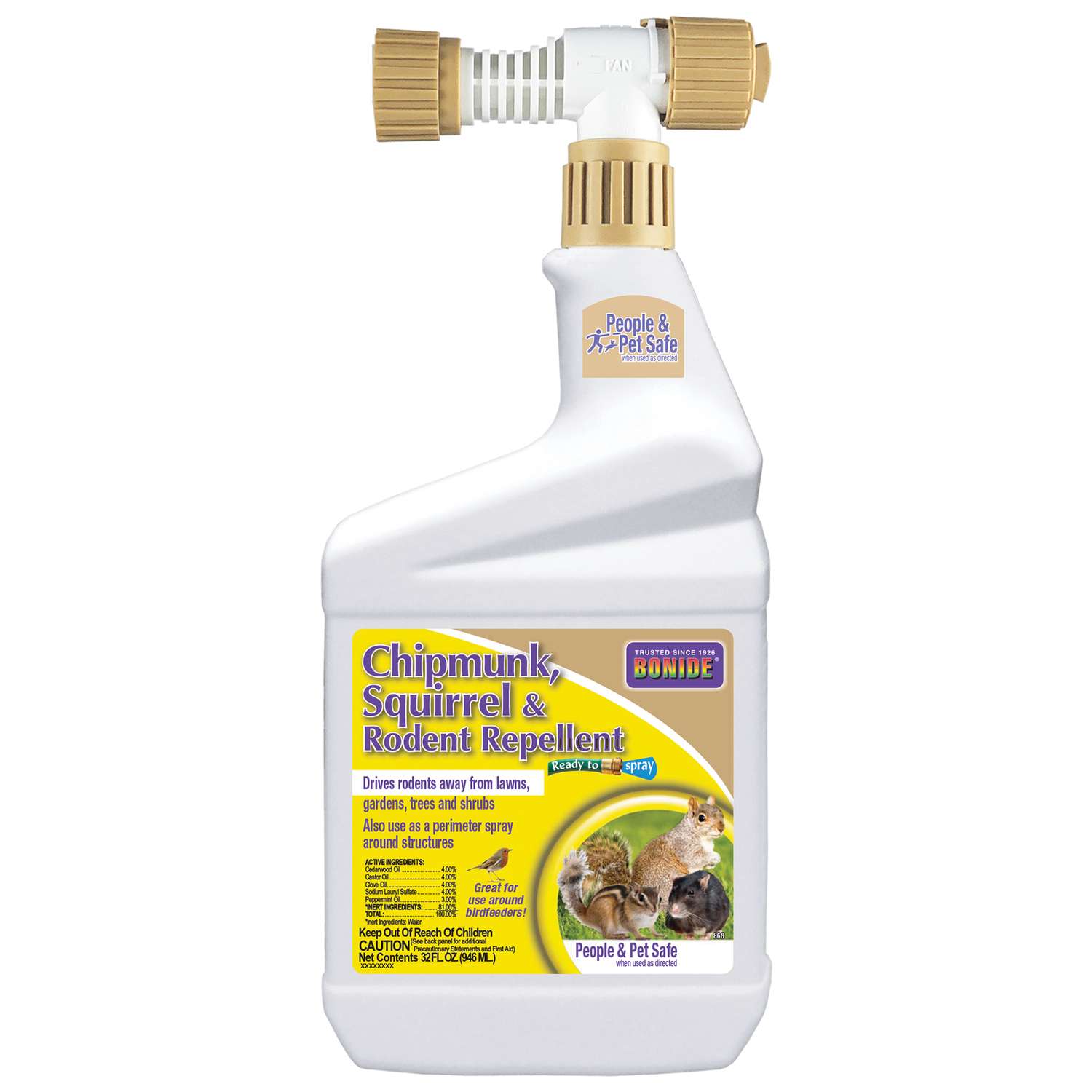 Bonide Animal Repellent Liquid For Chipmunks and Squirrels 32 oz. - Ace