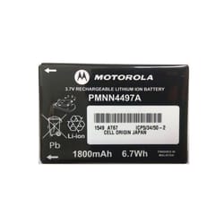 Motorola Lithium Ion 3.65-Volt 3.7 V 1800 mAh Rechargeable Battery PMNN4497 1 pk