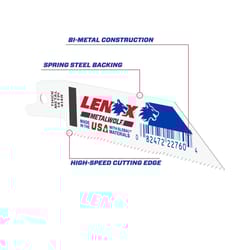 Lenox METALWOLF 4 in. Bi-Metal WAVE EDGE Reciprocating Saw Blade 14 TPI 1 blade