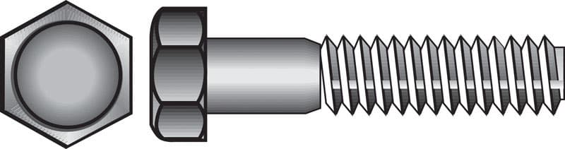 Hillman 1/2 in. D X 5-1/2 in. L Zinc Plated Steel Hex Bolt 25 pk Hillman 1/2 in. D X 5-1/2 in. L Zinc Plated Steel Hex Bolt 25 pk