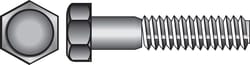 HILLMAN 1/2 in. D X 5 in. L Zinc Plated Steel Hex Bolt 25 pk