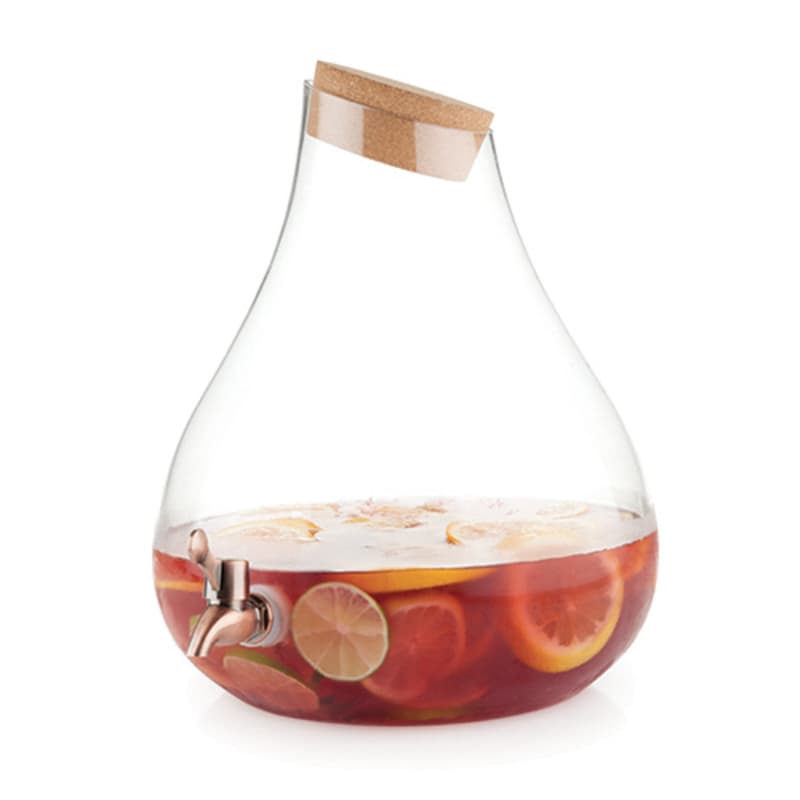TWINE Country Cottage 2.5 gal Clear Beverage Dispenser Glass Sansujyuku sansujyuku.com