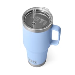 YETI Rambler 35 oz Big Sky Blue BPA Free Straw Mug