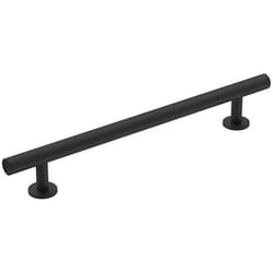 Amerock Radius Contemporary Rectangle Cabinet Pull 6-5/16 in. Matte Black 1 pk