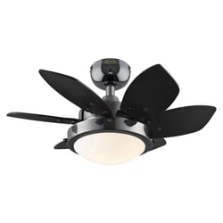 Westinghouse Quince 24 in. Gun Metal Black LED Indoor Ceiling Fan