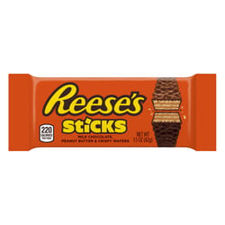 Reese's Sticks Crisp Wafer, Milk Chocolate, Peanut Butter Candy Bar 1.5 oz