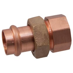 NIBCO Press System 1/2 in. Press X 1/2 in. D FNPT Wrought Copper Union 1 pk