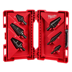 Milwaukee Black Oxide Step Drill Bit Set 3-Flat Shank 6 pc