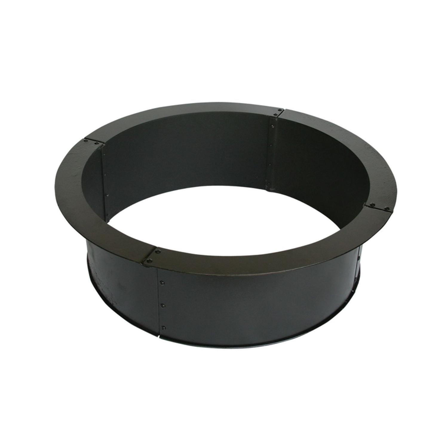Blue Sky Outdoor Living 10 in. H X 28 in. W Steel Round Fire Ring or Block Insert Fire Ring For Wood Sansujyuku sansujyuku.com