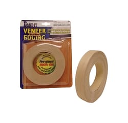 Band-It .030 in. T X 7/8 in. W X 50 ft. L Mahogany Real Wood Veneer Edging Band-It .030 in. T X 7/8 in. W X 50 ft. L Mahogany Real Wood Veneer Edging