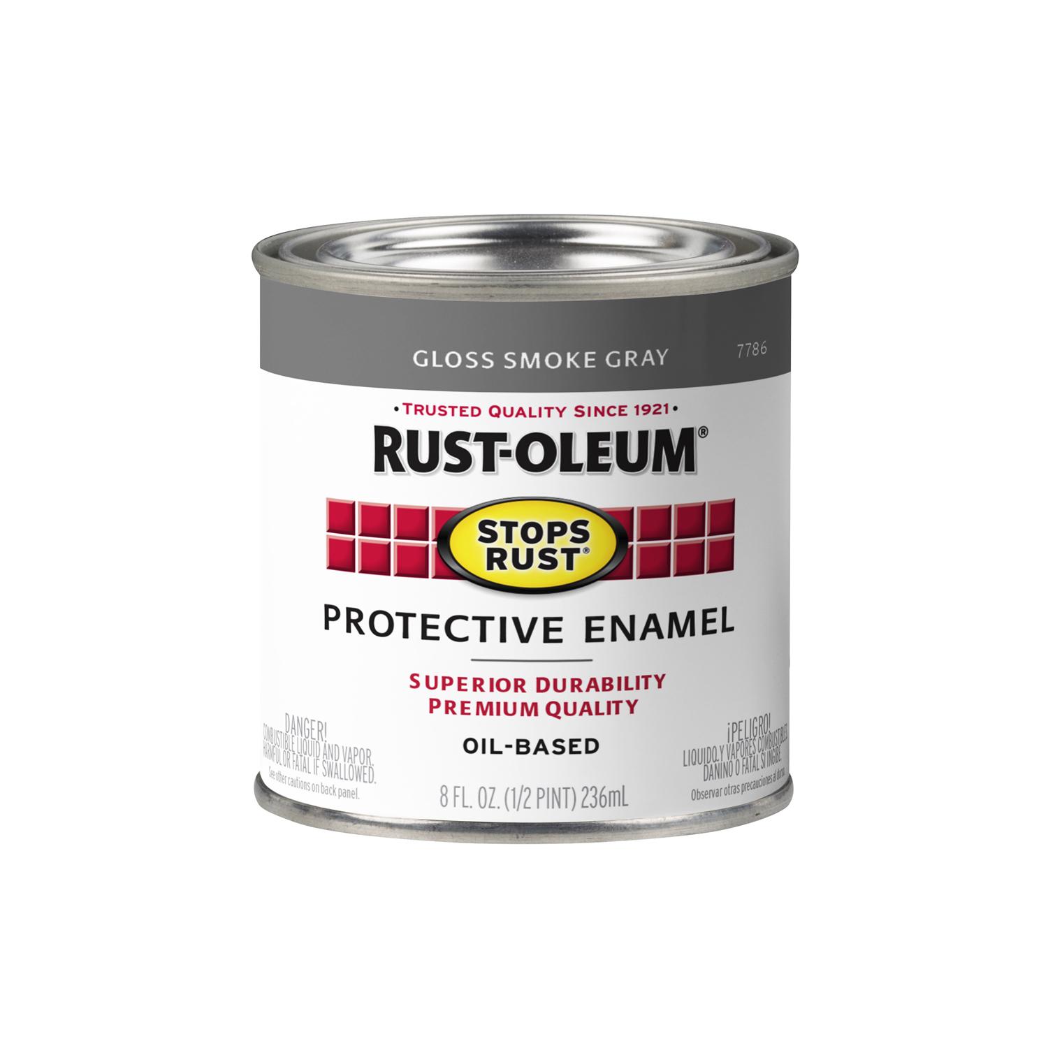 Rust-Oleum Stops Rust Indoor and Outdoor Gloss Leather Brown Oil-Based  Protective Paint 0.5 pt - Ace Hardware