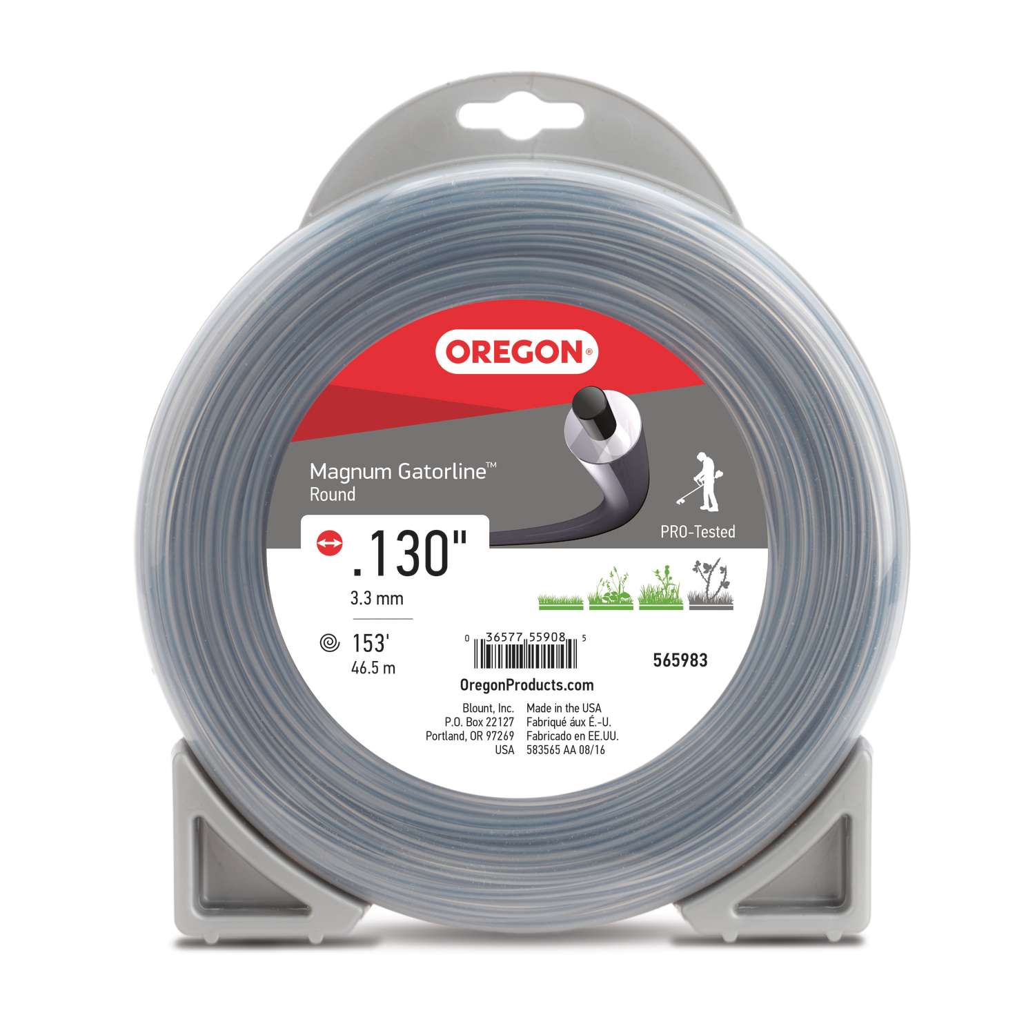 Oregon Magnum Gatorline Professional Grade 0.130 in. D X 153 ft. L