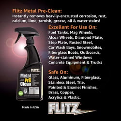 Flitz No Scent Concentrated Organic Metal Cleaner Liquid 16 oz