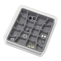 Whitmor 1.5 in. H X 9 in. W X 8 in. L Plastic Stackable Jewelry Tray