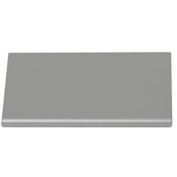 Laurey Contemporary Rectangle Edge Pull 2 in. Anodized Aluminum Silver 1 pk