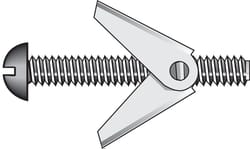 Hillman 3/16 in. D X 6 in. L Round Steel Toggle Bolt 50 pk Hillman 3/16 in. D X 6 in. L Round Steel Toggle Bolt 50 pk