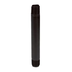 B&K Schedule 40 1/2 in. MIP X 1/2 in. D MIP Polyethylene 6 in. Nipple 1 pk